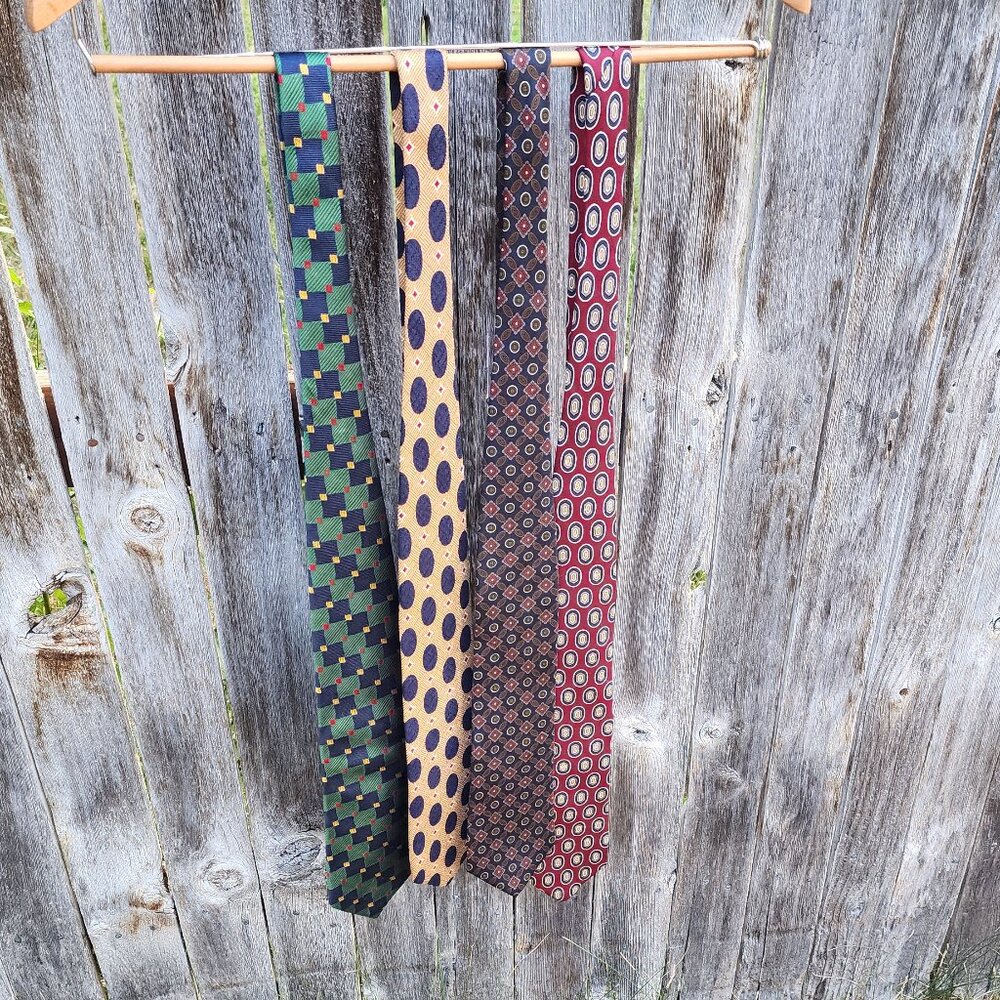 Lands' End Silk Ties 4 for the price of 1
